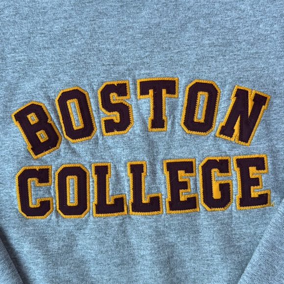 CHAMPION BOSTON COLLEGE CROP SWEATSHIRT MEDIUM - Picture 2 of 3